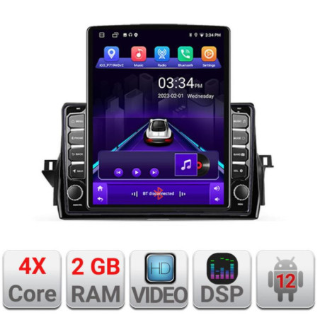 Navigatie dedicata Toyota Camry 2021- K-camry2021 ecran tip TESLA 9.7" cu Android Radio Bluetooth Internet GPS WIFI 2+32 DSP Qu