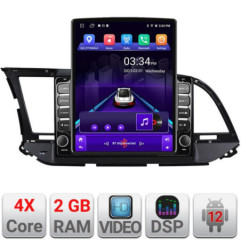 Navigatie dedicata Hyundai Elantra 2015-2018 K-581 ecran tip TESLA 9.7" cu Android Radio Bluetooth Internet GPS WIFI 2+32 DSP Q