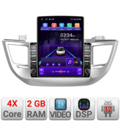 Navigatie dedicata Hyundai Tucson K-546 ecran tip TESLA 9.7" cu Android Radio Bluetooth Internet GPS WIFI 2+32 DSP Quad Core