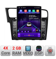 Navigatie dedicata VW Golf 7 K-491 ecran tip TESLA 9.7" cu Android Radio Bluetooth Internet GPS WIFI 2+32 DSP Quad Core