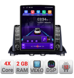 Navigatie dedicata Mazda 3 2014-2019 K-463 ecran tip TESLA 9.7" cu Android Radio Bluetooth Internet GPS WIFI 2+32 DSP Quad Core