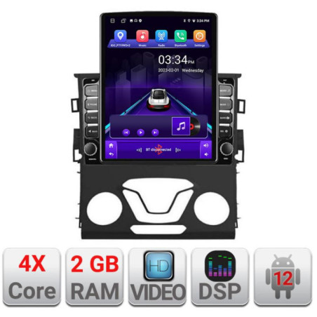 Navigatie dedicata Ford Mondeo 2013- K-377 ecran tip TESLA 9.7" cu Android Radio Bluetooth Internet GPS WIFI 2+32 DSP Quad Core