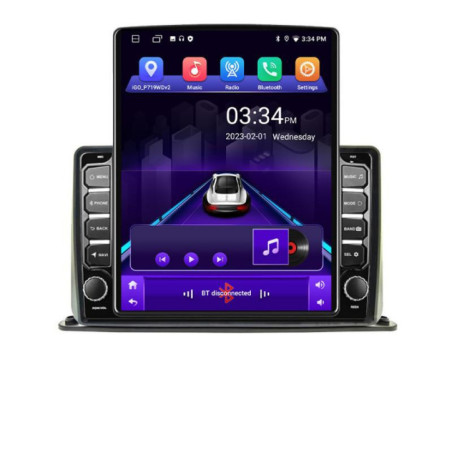 K-2din-1 Navigatie dedicata universala 2din-1 ecran tip TESLA 9.7" cu Android Radio Bluetooth Internet GPS WIFI 2+32 DSP Quad C