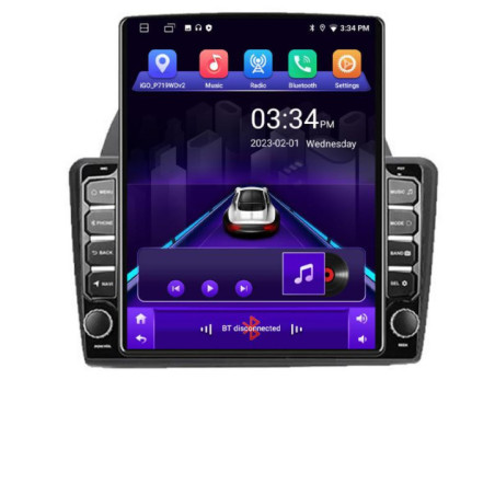 Navigatie dedicata Ford Fiesta K-256 ecran tip TESLA 9.7" cu Android Radio Bluetooth Internet GPS WIFI 2+32 DSP Quad Core