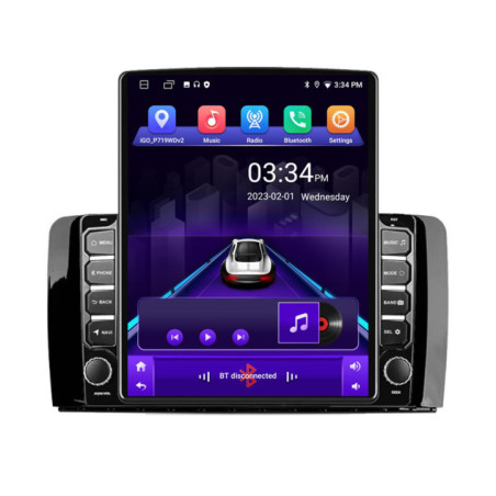 Navigatie dedicata Mercedes Clasa R K-215 ecran tip TESLA 9.7" cu Android Radio Bluetooth Internet GPS WIFI 2+32 DSP Quad Core