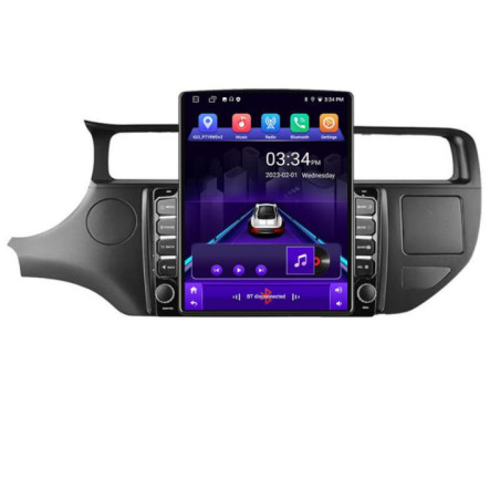 Navigatie dedicata Kia Rio 2012- K-204 ecran tip TESLA 9.7" cu Android Radio Bluetooth Internet GPS WIFI 2+32 DSP Quad Core