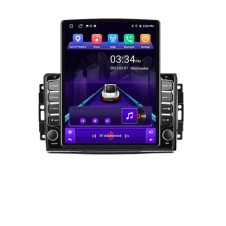 Navigatie dedicata CHRYSLER Jeep Manual K-202 ecran tip TESLA 9.7" cu Android Radio Bluetooth Internet GPS WIFI 2+32 DSP Quad C