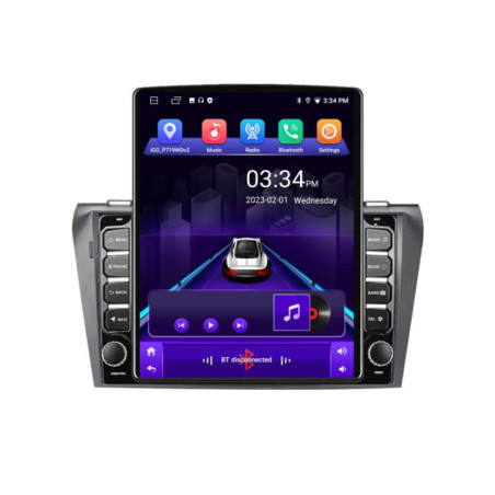 Navigatie dedicata Mazda 3 2004-2009 K-161 ecran tip TESLA 9.7" cu Android Radio Bluetooth Internet GPS WIFI 2+32 DSP Quad Core