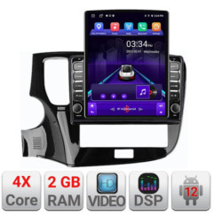Navigatie dedicata Mitsubishi Outlander 2014- K-1230 ecran tip TESLA 9.7" cu Android Radio Bluetooth Internet GPS WIFI 2+32 DSP