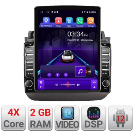Navigatie dedicata VW Touareg 2012-2019 K-1142 ecran tip TESLA 9.7" cu Android Radio Bluetooth Internet GPS WIFI 2+32 DSP Quad