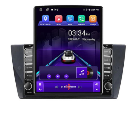 Navigatie dedicata BMW Seria 3 E90 K-095 ecran tip TESLA 9.7" cu Android Radio Bluetooth Internet GPS WIFI 2+32 DSP Quad Core