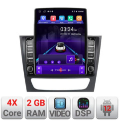 Navigatie dedicata Mercedes W211 W219 K-090 ecran tip TESLA 9.7" cu Android Radio Bluetooth Internet GPS WIFI 2+32 DSP Quad Cor