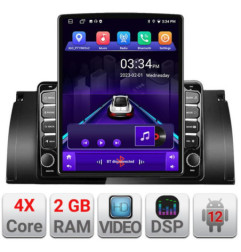 Navigatie dedicata BMW E39 si E53 K-082 ecran tip TESLA 9.7" cu Android Radio Bluetooth Internet GPS WIFI 2+32 DSP Quad Core