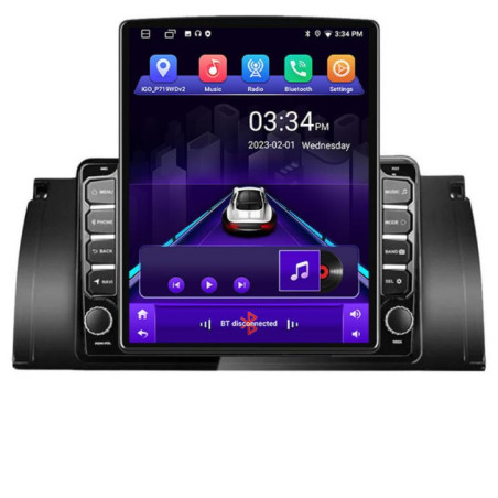 Navigatie dedicata BMW E39 si E53 K-082 ecran tip TESLA 9.7" cu Android Radio Bluetooth Internet GPS WIFI 2+32 DSP Quad Core