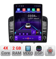 Navigatie dedicata Peugeot 308  K-038 ecran tip TESLA 9.7" cu Android Radio Bluetooth Internet GPS WIFI 2+32 DSP Quad Core
