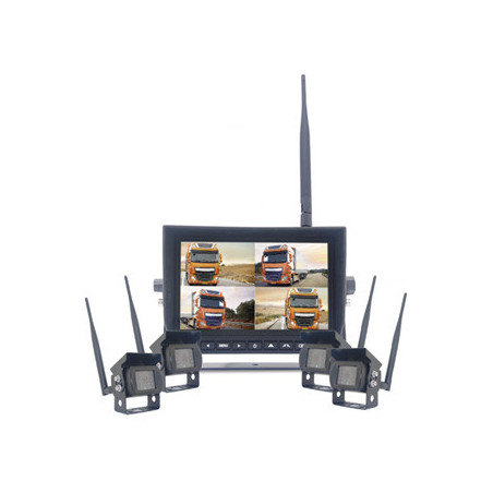 Monitor de bord wireless cu 4 camere AHD wireless EDT-CM709MDW-4HD