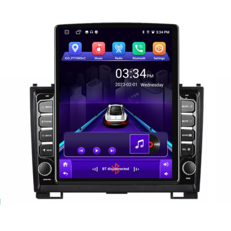 Navigatie dedicata Hummer H2 2008-2009 ecran tip TESLA 9.7" cu Android Radio Bluetooth Internet GPS WIFI 2+32 DSP Quad Core
