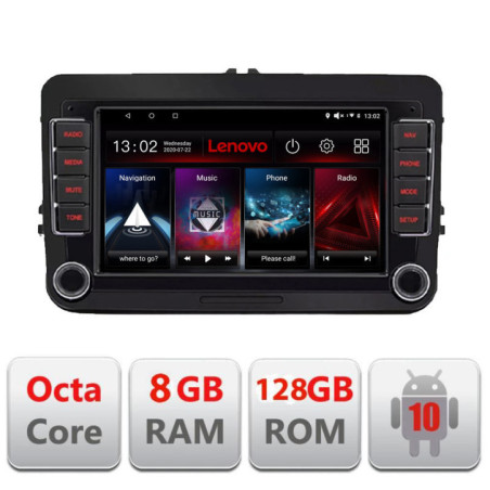 C-vw-universal Navigatie dedicata VW Skoda Seat Android internet 8 GB ram 4G LTE carplay android auto