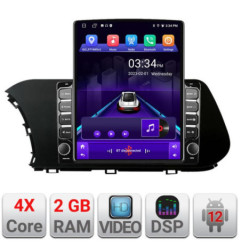 Navigatie dedicata Hyundai I20 2020- K-i20 ecran tip TESLA 9.7" cu Android Radio Bluetooth Internet GPS WIFI 2+32 DSP Quad Core