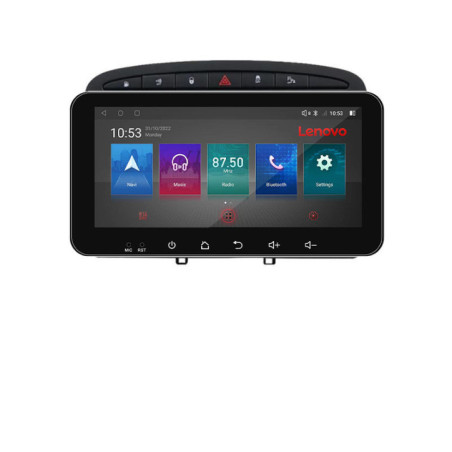 Navigatie dedicata Peugeot 308 Quad Core I-038 4+64 Lenovo ecran 10.33"  Android Waze USB Navigatie  Internet Youtube Radio