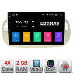 Navigatie dedicata Fiat 500 intre anii 2007-2015 Android radio gps internet 2+16 Kit-fiat500+EDT-E209