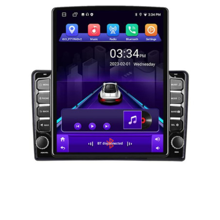 Navigatie dedicata Fiat Tipo 2020-  Android radio gps internet quad core 2+32 ecran vertical 9.7" Kit-tipo2022+EDT-E708