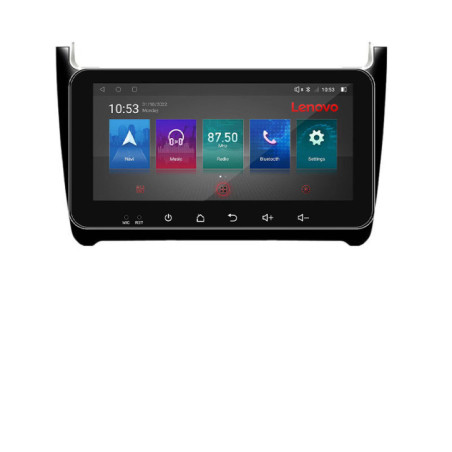 Navigatie dedicata VW Polo 2014- I-655 4+64 Lenovo ecran 10.33"  Android Waze USB Navigatie  Internet Youtube Radio