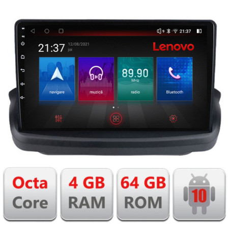 Navigatie dedicata Hyundai Genesis Lenovo 4+64 GB Octa Core LTE Android radio gps internet Kit-GENESYS+EDT-E509-PRO