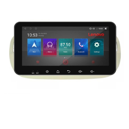Navigatie dedicata Fiat 500 intre anii 2007-2015 Android radio gps internet 4+64 Lenovo ecran 10.33"