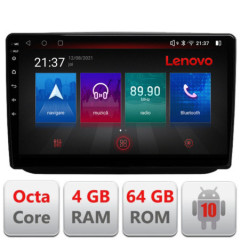 Navigatie dedicata Skoda Fabia 2 2009-2014  Android radio gps internet Lenovo Octa Core 4+64 LTE Kit-fabia2+EDT-E510-PRO