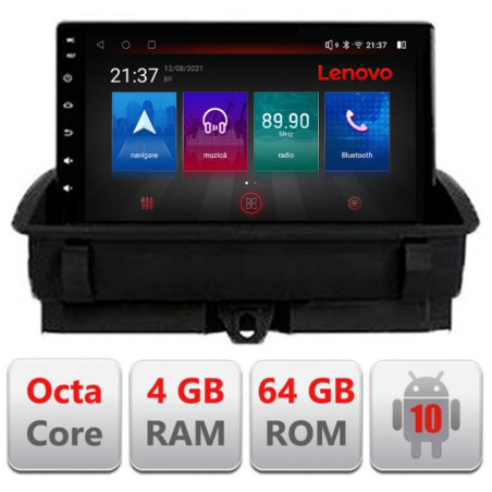 Navigatie dedicata Audi Q3 2011-2018  Android radio gps internet Lenovo Octa Core 4+64GB LTE Kit-q3+EDT-E509-PRO