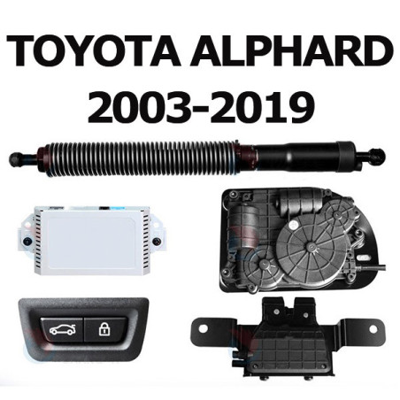 Sistem de ridicare si inchidere portbagaj automat din buton si cheie Toyota Alphard Vellfire AH10 AH20 AH30 2003-19