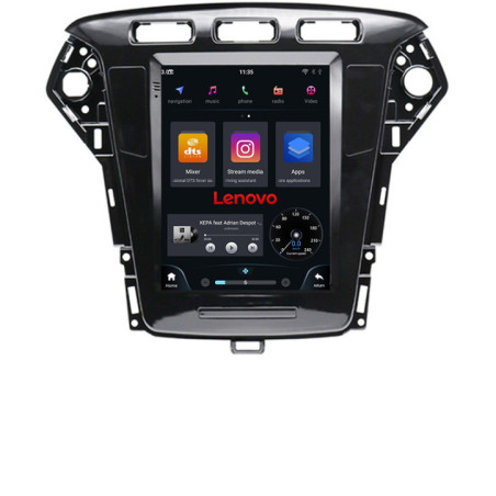 Navigatie dedicata tip Tesla Ford Mondeo 2010-2013 radio gps internet 8Core 4G carplay android LENOVO dsp 4+64 kit-tesla-mondeo