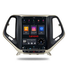 Navigatie dedicata tip Tesla Jeep Cherokee 2016-2020 radio gps internet 8Core 4G carplay android LENOVO dsp 4+64 kit-tesla-cher