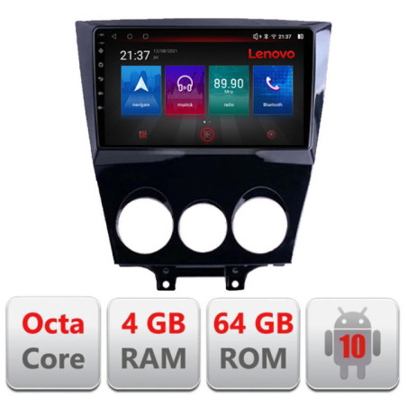 Navigatie dedicata Mazda RX8 2003-2008  Android radio gps internet Lenovo Octa Core 4+64 LTE kit-rx8-03+EDT-E509-PRO