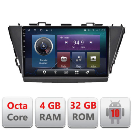 Navigatie dedicata Toyota Prius 5 Plus 2012-2020 Android radio gps internet Octa core 4+32 kit-prius5-plus+EDT-E409