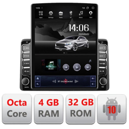 Navigatie dedicata Opel Movano Renault Master 2020-  Tip Tesla Android radio gps internet 8core 4G 4+32 kit-master+EDT-E710