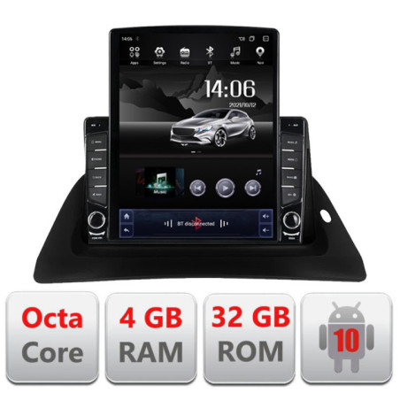 Navigatie dedicata Renault Kangoo   Tip Tesla Android radio gps internet 8core 4G 4+32 kit-Kangoo+EDT-E709