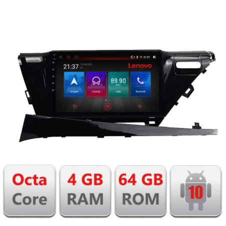Navigatie dedicata Toyota Camry 2017-2021 V1 Android radio gps internet Lenovo Octa Core 4+64 LTE kit-camry-2018+EDT-E510-PRO