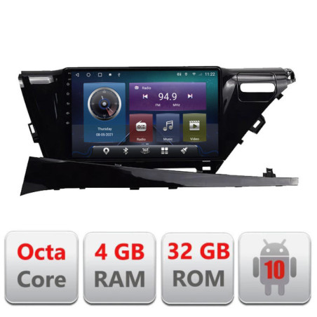 Navigatie dedicata Toyota Camry 2017-2021 V1 Android radio gps internet Octa core 4+32 kit-camry-2018+EDT-E410