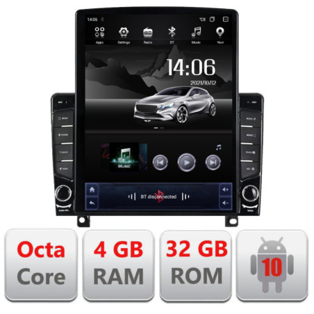 Navigatie dedicata Opel Astra H 2006-2015 Tip Tesla Android radio gps internet 8core 4G 4+32 kit-astra-h+EDT-E709