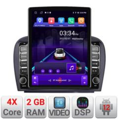 Navigatie dedicata Mercedes SL W230 2004-2011 K-W230 ecran tip TESLA 9.7" cu Android Radio Bluetooth Internet GPS WIFI 2+32 DSP
