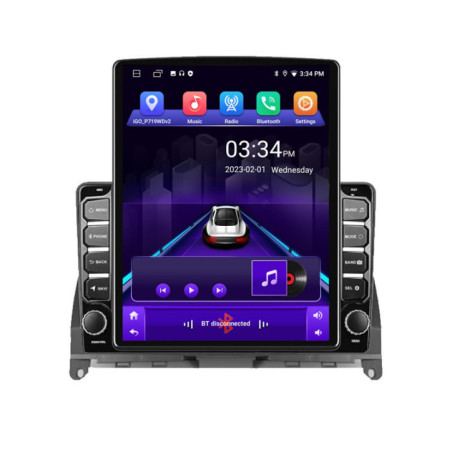 Navigatie dedicata Mercedes W204 2008-2012 K-W204 ecran tip TESLA 9.7" cu Android Radio Bluetooth Internet GPS WIFI 2+32 DSP Qu