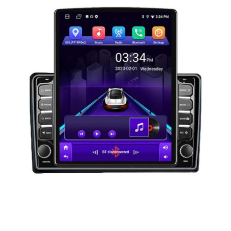 Navigatie dedicata Ford Transit Focus Kuga K-transit ecran tip TESLA 9.7" cu Android Radio Bluetooth Internet GPS WIFI 2+32 DSP