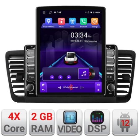 Navigatie dedicata Subaru Outback Legacy K-SU02 ecran tip TESLA 9.7" cu Android Radio Bluetooth Internet GPS WIFI 2+32 DSP Quad