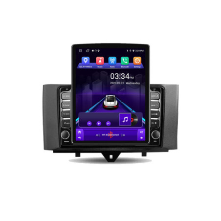 Navigatie dedicata Smart For Two 2010-2015 K-Smart10 ecran tip TESLA 9.7" cu Android Radio Bluetooth Internet GPS WIFI 2+32 DSP