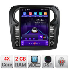 Navigatie dedicata Dacia Sandero Logan 2012-2020 K-sandero ecran tip TESLA 9.7" cu Android Radio Bluetooth Internet GPS WIFI 2+