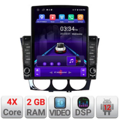 Navigatie dedicata Mazda RX8 2008-2011 ecran tip TESLA 9.7" cu Android Radio Bluetooth Internet GPS WIFI 2+32 DSP Quad Core