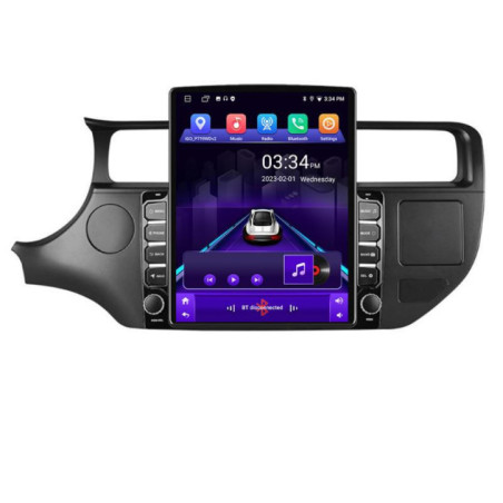 Navigatie dedicata Kia Rio 2011-2014 K-rio-11 ecran tip TESLA 9.7" cu Android Radio Bluetooth Internet GPS WIFI 2+32 DSP Quad C