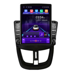 Navigatie dedicata Peugeot 207 K-PE01 ecran tip TESLA 9.7" cu Android Radio Bluetooth Internet GPS WIFI 2+32 DSP Quad Core